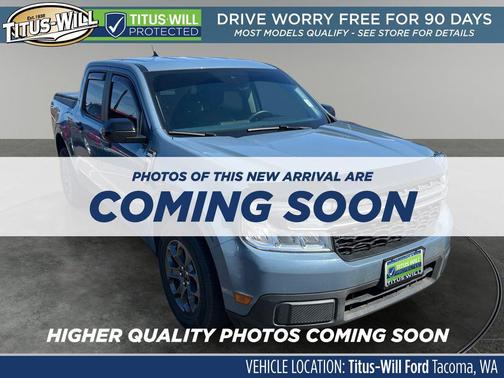 Azure Gray Metallic Tri-Coat 2024 Ford Maverick XLT