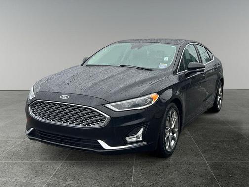Agate Black Metallic 2020 Ford Fusion Hybrid Titanium