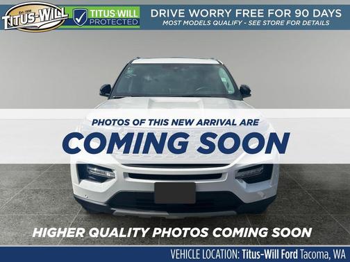 Star White Metallic Tri-Coat 2023 Ford Explorer Limited