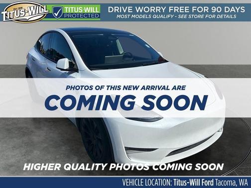 Pearl White Multi-Coat 2024 Tesla Model Y Long Range Dual Motor All-Wheel Drive
