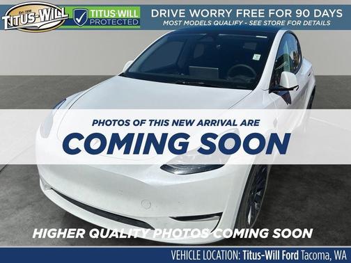 Pearl White Multi-Coat 2024 Tesla Model Y Long Range Dual Motor All-Wheel Drive