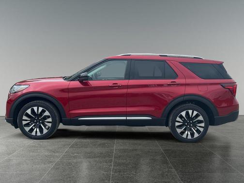 Red Metallic 2026 Ford Explorer Platinum