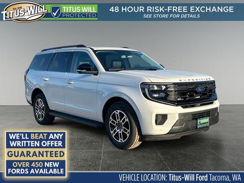 Star White Metallic Tri-Coat 2026 Ford Expedition Active