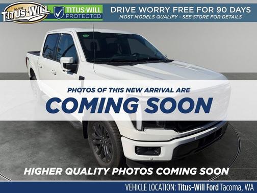 Pearl White 2026 Ford F-150 Lariat