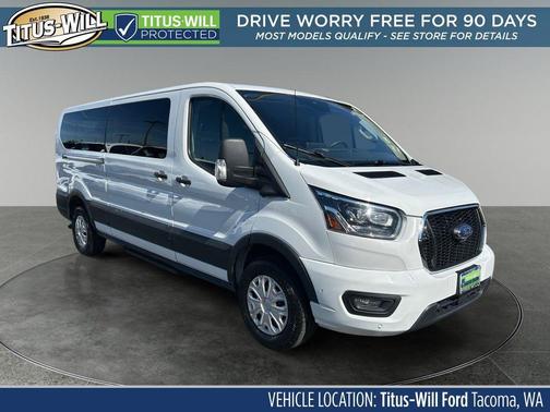 Oxford White 2023 Ford Transit-350 XLT