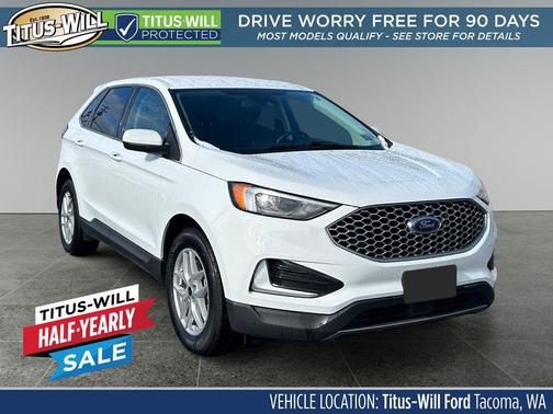 Oxford White 2024 Ford Edge SEL