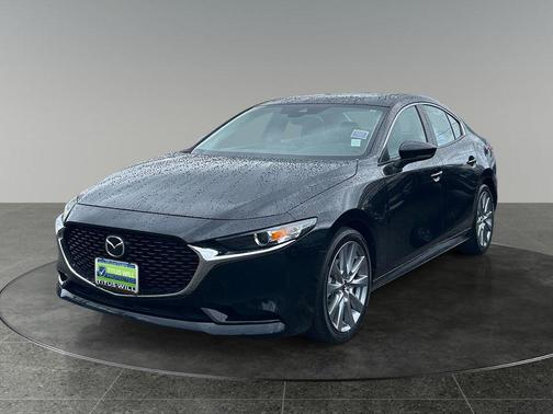 Jet Black Mica 2023 Mazda Mazda3 FWD w/Preferred Package