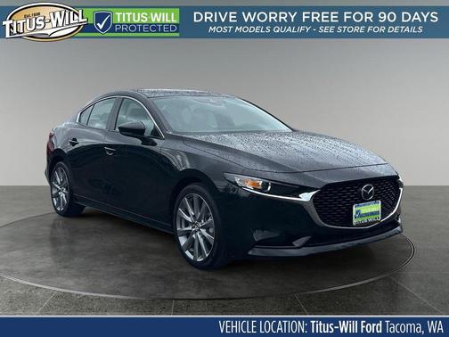 Jet Black Mica 2023 Mazda Mazda3 FWD w/Preferred Package