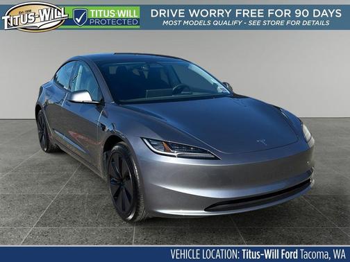 Stealth Grey 2025 Tesla Model 3 Long Range