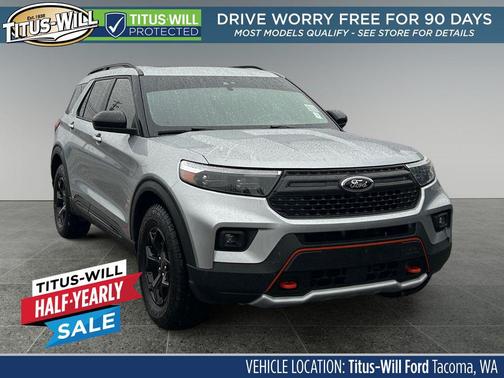 Iconic Silver Metallic 2023 Ford Explorer Timberline