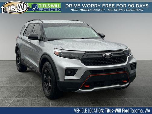 Iconic Silver Metallic 2023 Ford Explorer Timberline