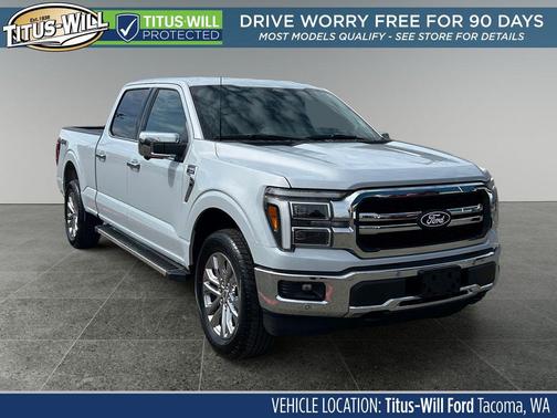 Space White Metallic 2025 Ford F-150 Lariat