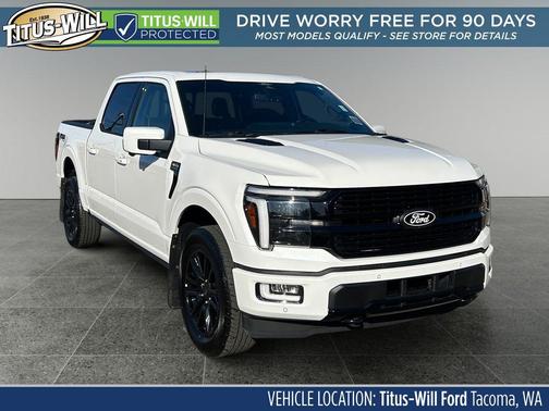 White 2025 Ford F-150 Platinum