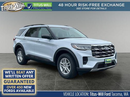 White 2026 Ford Explorer Active
