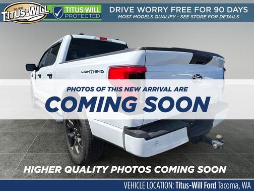 Oxford White 2024 Ford F-150 Lightning XLT
