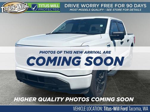 Oxford White 2024 Ford F-150 Lightning XLT