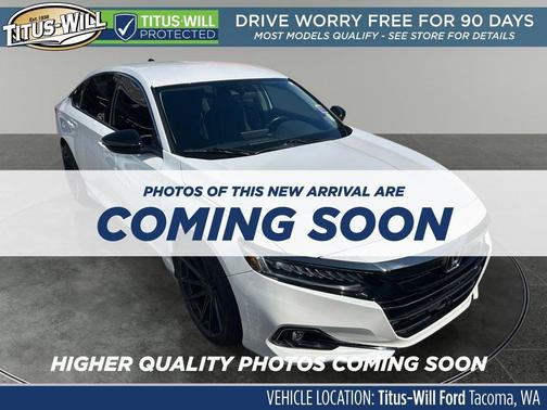 Platinum White Pearl 2021 Honda Accord Sport SE 1.5T