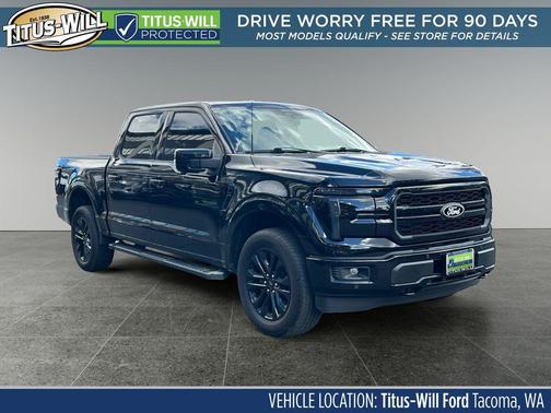 Agate Black Metallic 2025 Ford F-150 Lariat