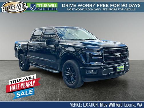 Agate Black Metallic 2025 Ford F-150 Lariat