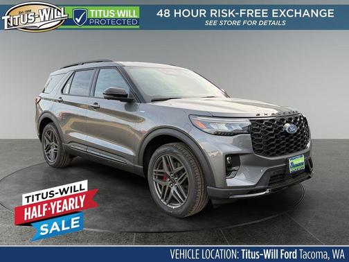 Gray 2026 Ford Explorer ST-Line