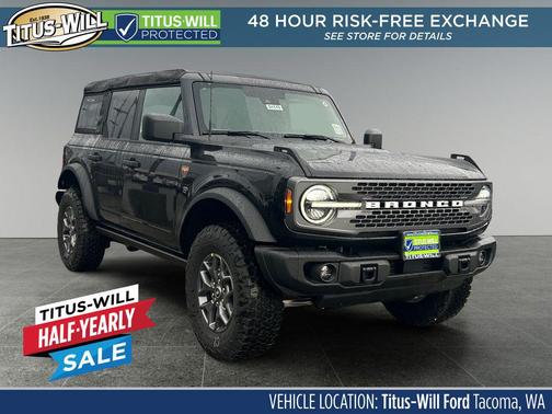 Shadow Black 2025 Ford Bronco Badlands