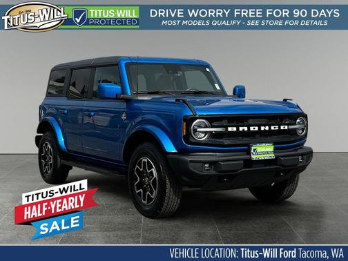 Velocity Blue Metallic 2023 Ford Bronco Outer Banks