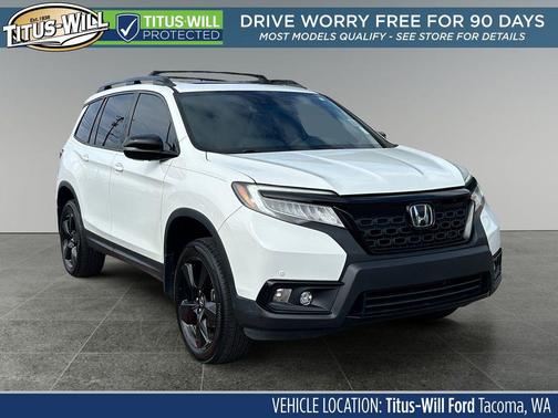 Platinum White Pearl 2020 Honda Passport AWD Elite