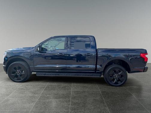 Antimatter Blue Metallic 2025 Ford F-150 Lightning Platinum