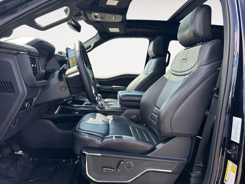 Antimatter Blue Metallic 2025 Ford F-150 Lightning Platinum