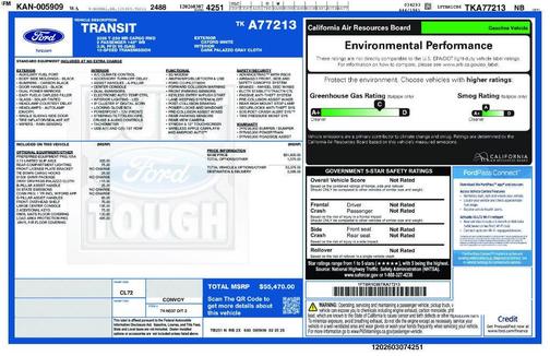 Oxford White 2026 Ford Transit-250 Base