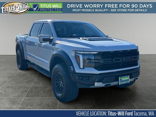 Space White Metallic 2025 Ford F-150 Raptor