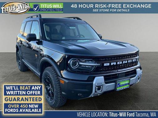 Shadow Black 2026 Ford Bronco Sport Badlands