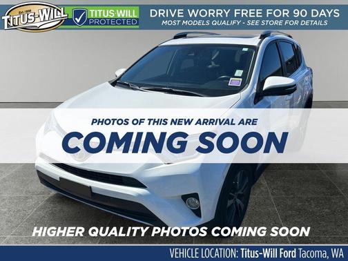 Super White 2017 Toyota RAV4 XLE