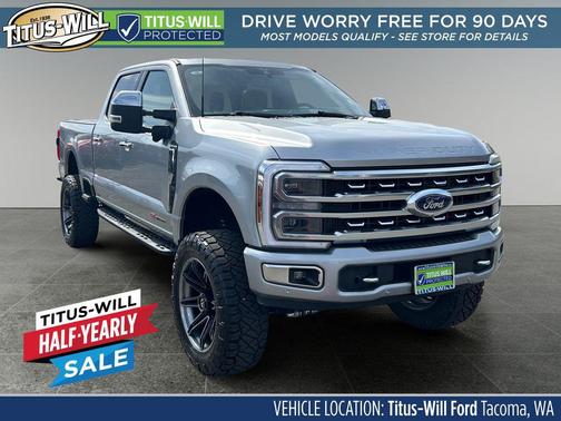 Iconic Silver Metallic 2024 Ford F-350 Platinum