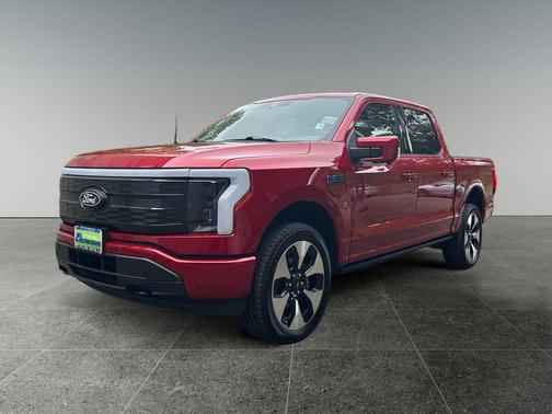 Rapid Red Metallic Tinted Clearcoat 2025 Ford F-150 Lightning Platinum