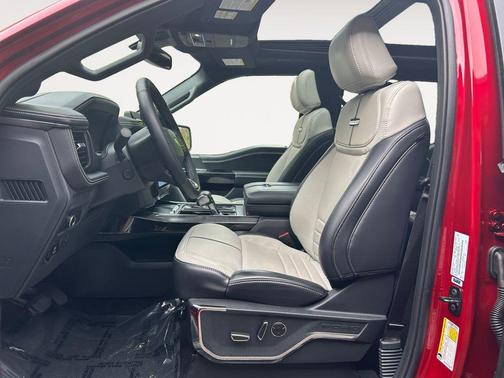 Rapid Red Metallic Tinted Clearcoat 2025 Ford F-150 Lightning Platinum