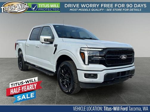 White Metallic 2025 Ford F-150 Lariat