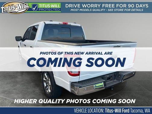 Star White Metallic Tri-Coat 2022 Ford F-150 Lariat