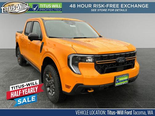 Orange Fury Metallic Tri-Coat 2026 Ford Maverick Tremor