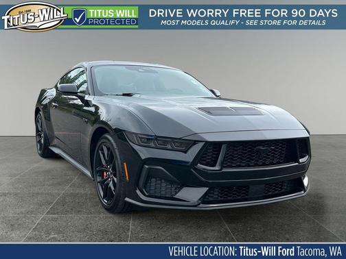 Shadow Black 2025 Ford Mustang GT Premium