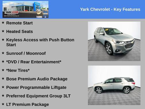Pepperdust Metallic 2019 Chevrolet Traverse LT Leather