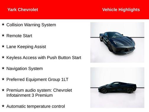 2024 Chevrolet Corvette Stingray w/1LT