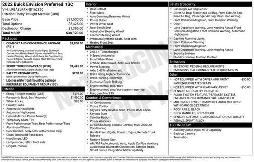 2022 Buick Envision Preferred