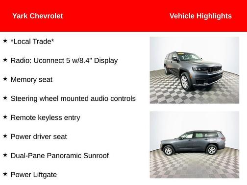 Metallic 2022 Jeep Grand Cherokee L Limited