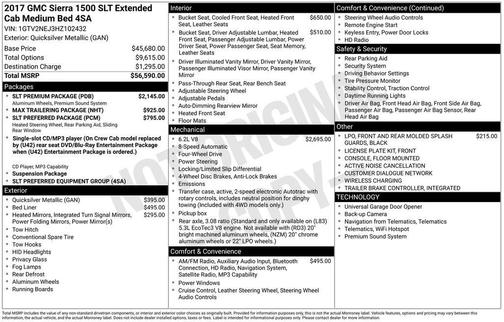 2017 GMC Sierra 1500 SLT