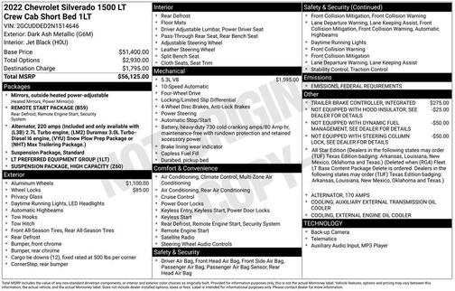 2022 Chevrolet Silverado 1500 LT
