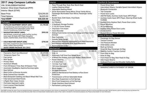 2017 Jeep Compass Latitude