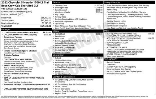 2022 Chevrolet Silverado 1500 LT Trail Boss