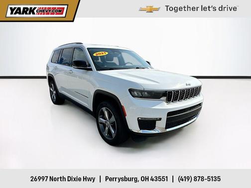 Bright White Clearcoat 2021 Jeep Grand Cherokee L Limited