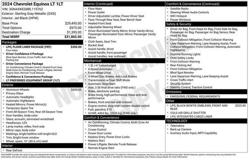 2024 Chevrolet Equinox LT